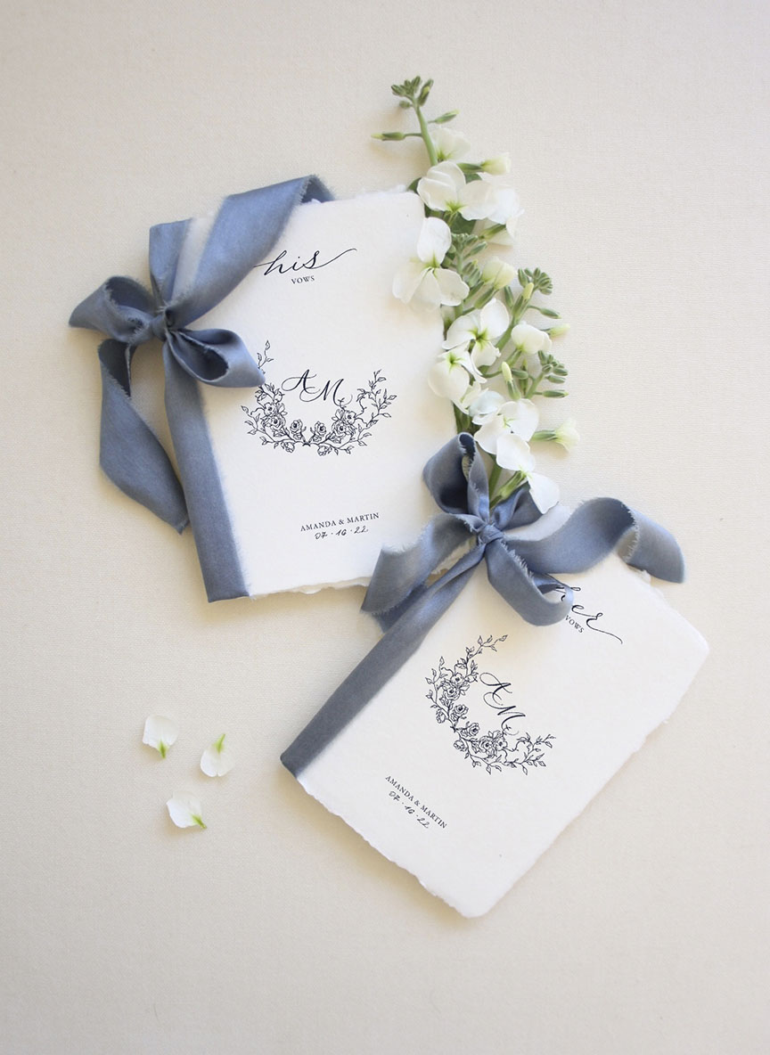 His & Her Vow Booklets