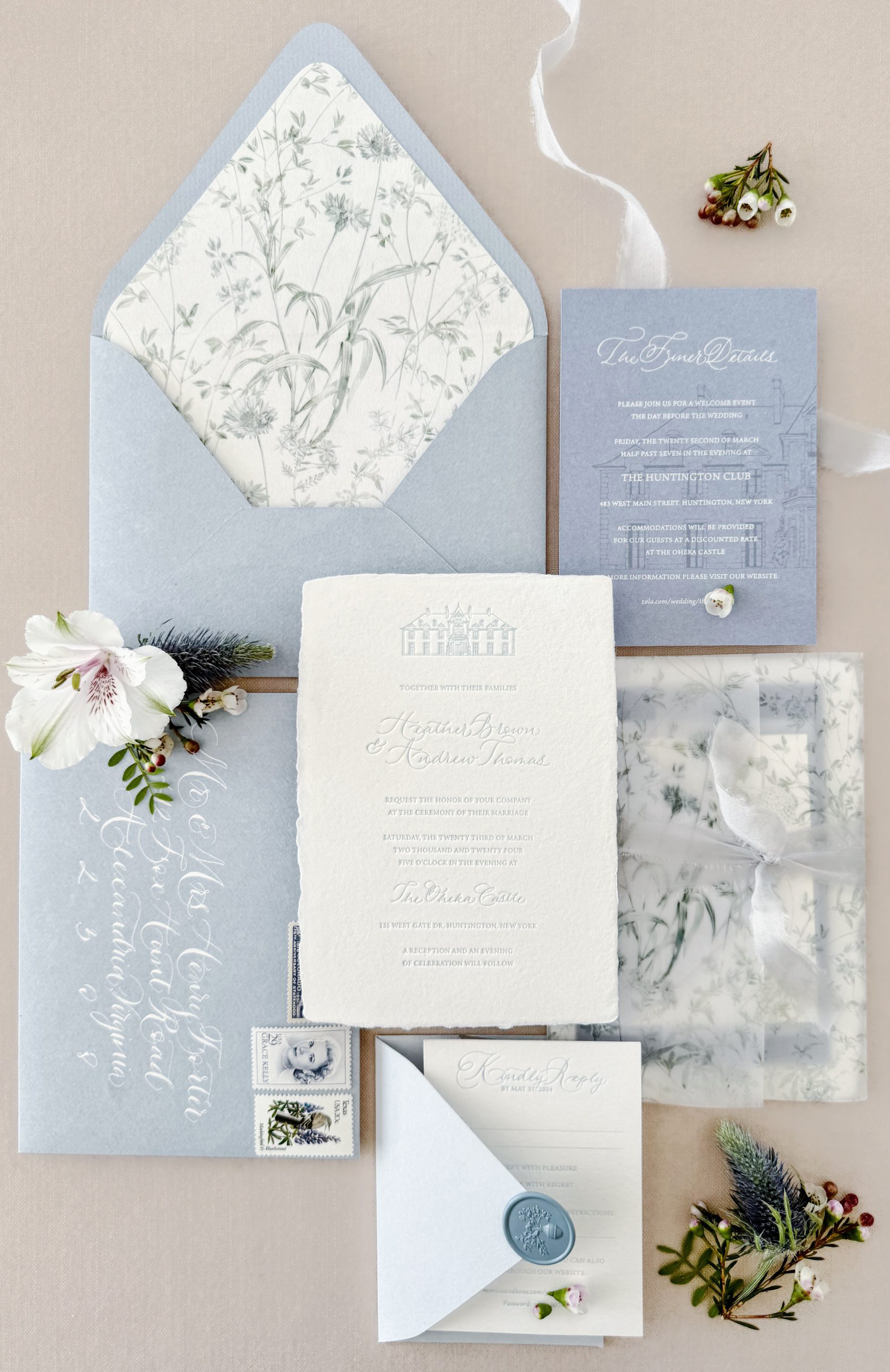 The Spaniel Studio Wedding Invitation Suite The Venue