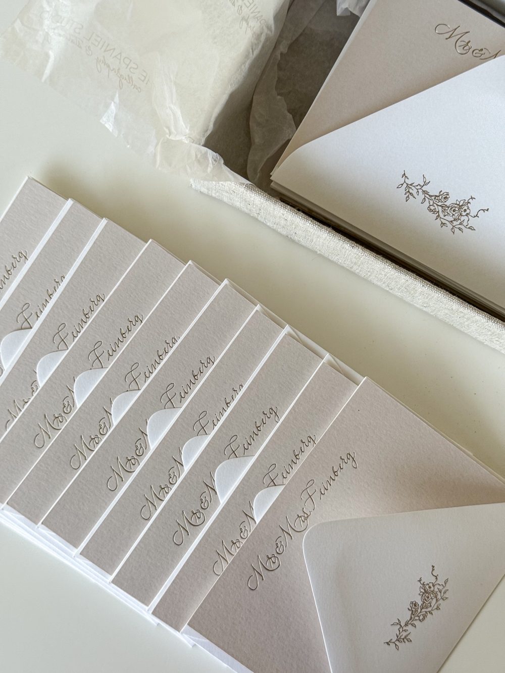 Custom Stationery Set with Foil & Digital printing